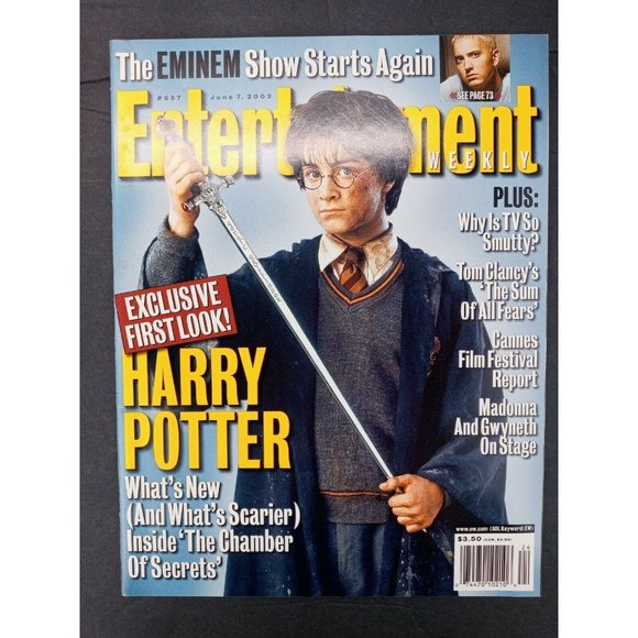 Harry Potter Entertainment Weekly Magazine 657 June 7 2002 Chamber Of Secrets - Picture 1 of 7
